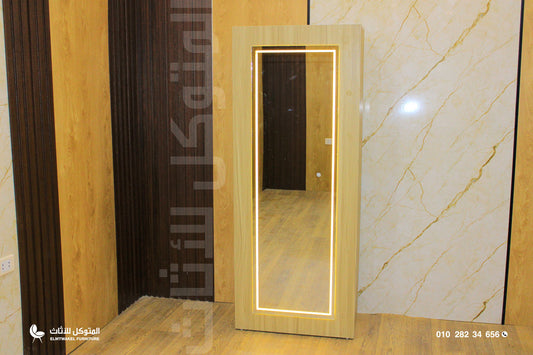 دولاب جزامة جرار - بمرايه ليد لايت تاتش